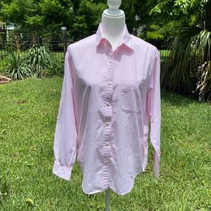 Brooks Brothers size 8 long sleeve striped blouse